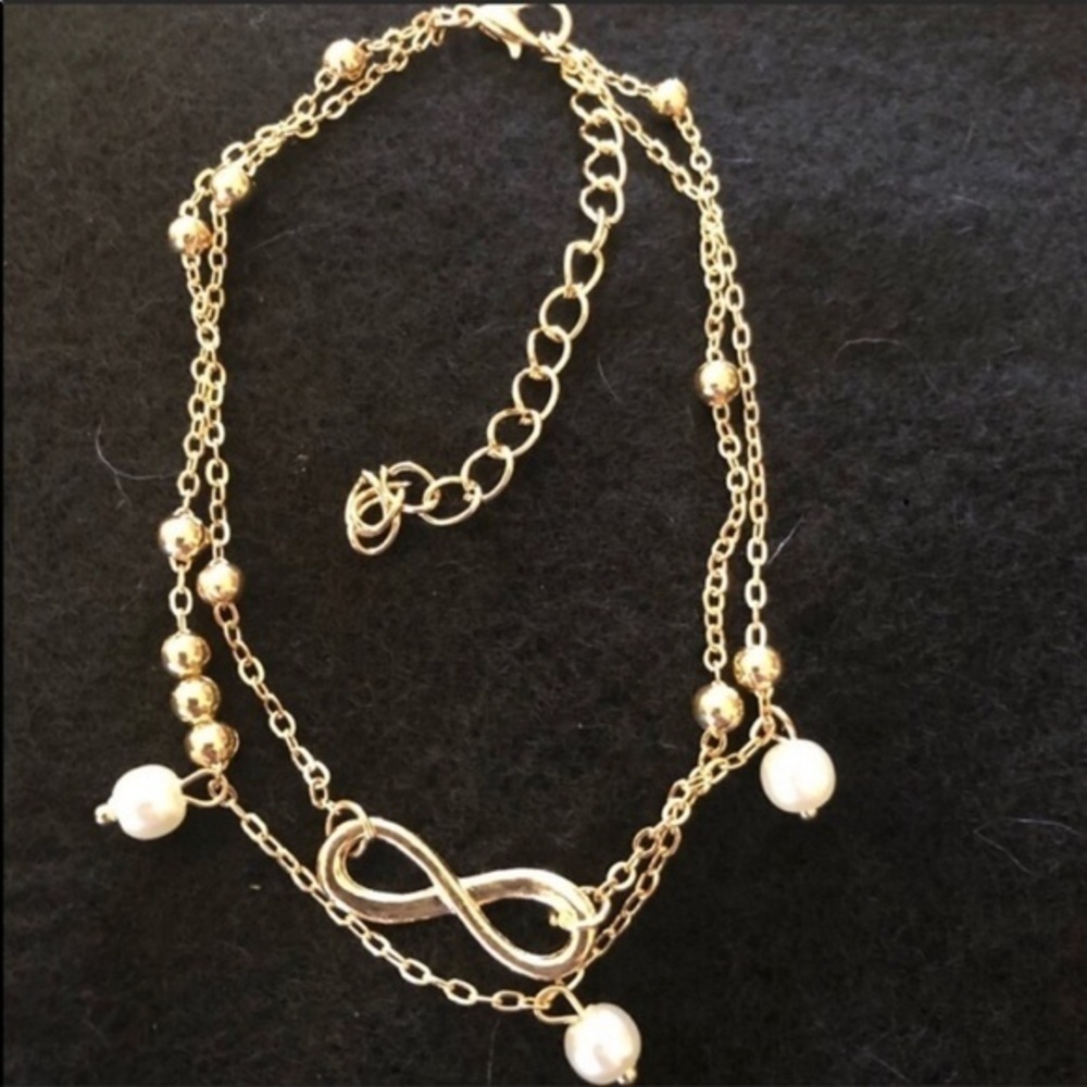 Multilayered ankle bracelet - Picture 3 of 6